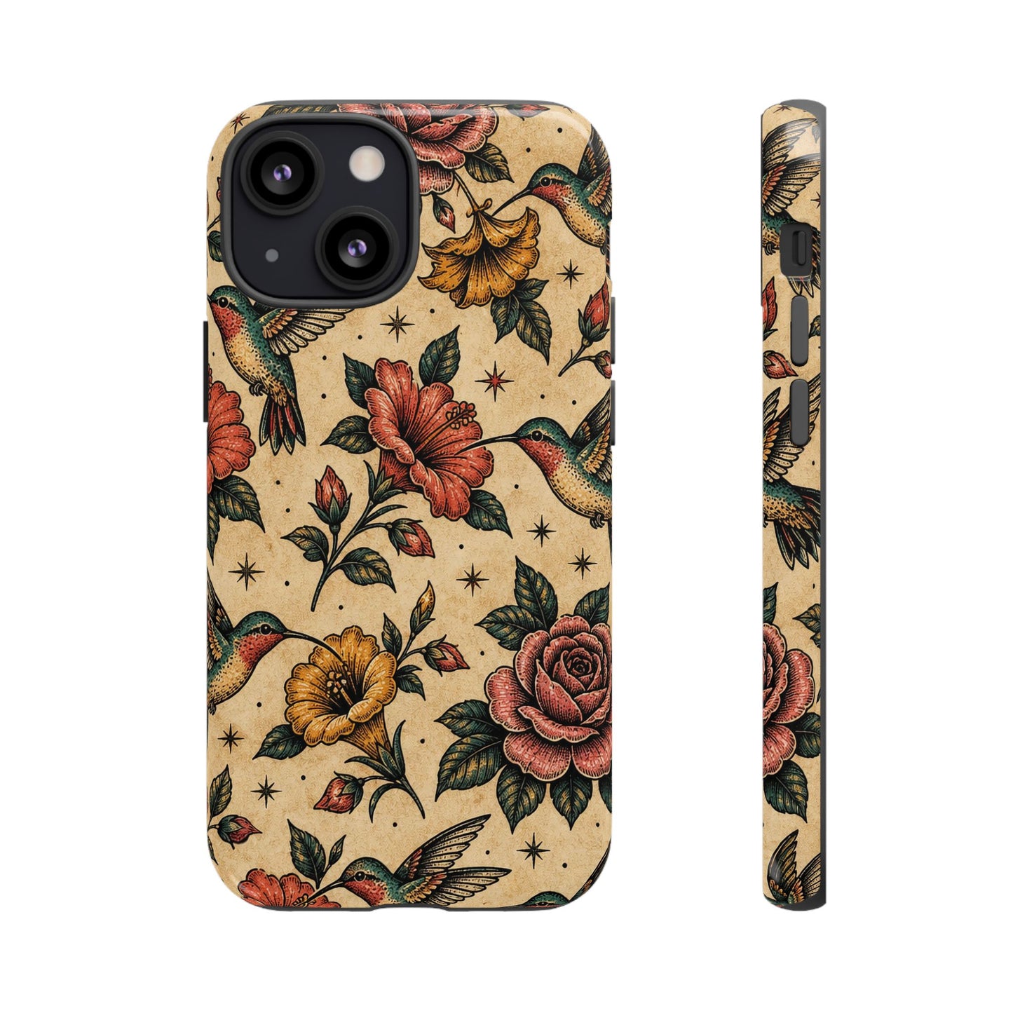 Hummingbird Rose Tough Case