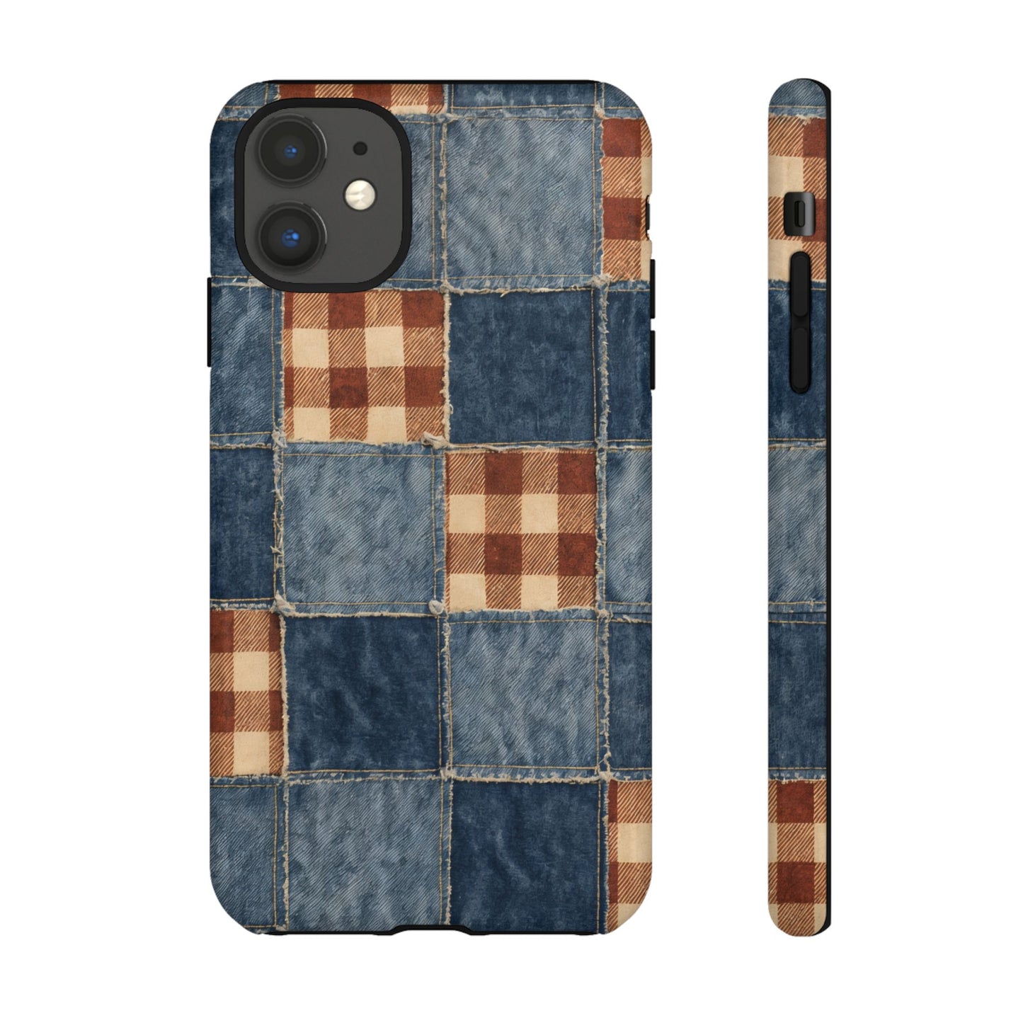 Denim Patchwork Tough Case