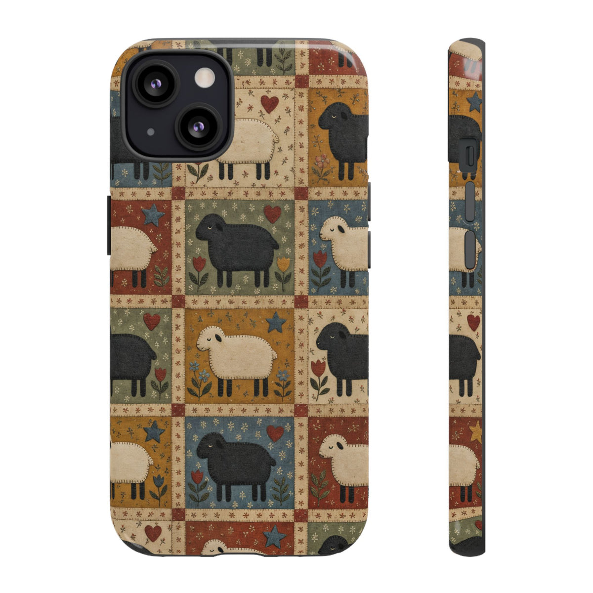 Sheep Quilt Tough Case