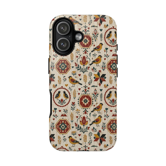 Folk Lovebirds Tough Case