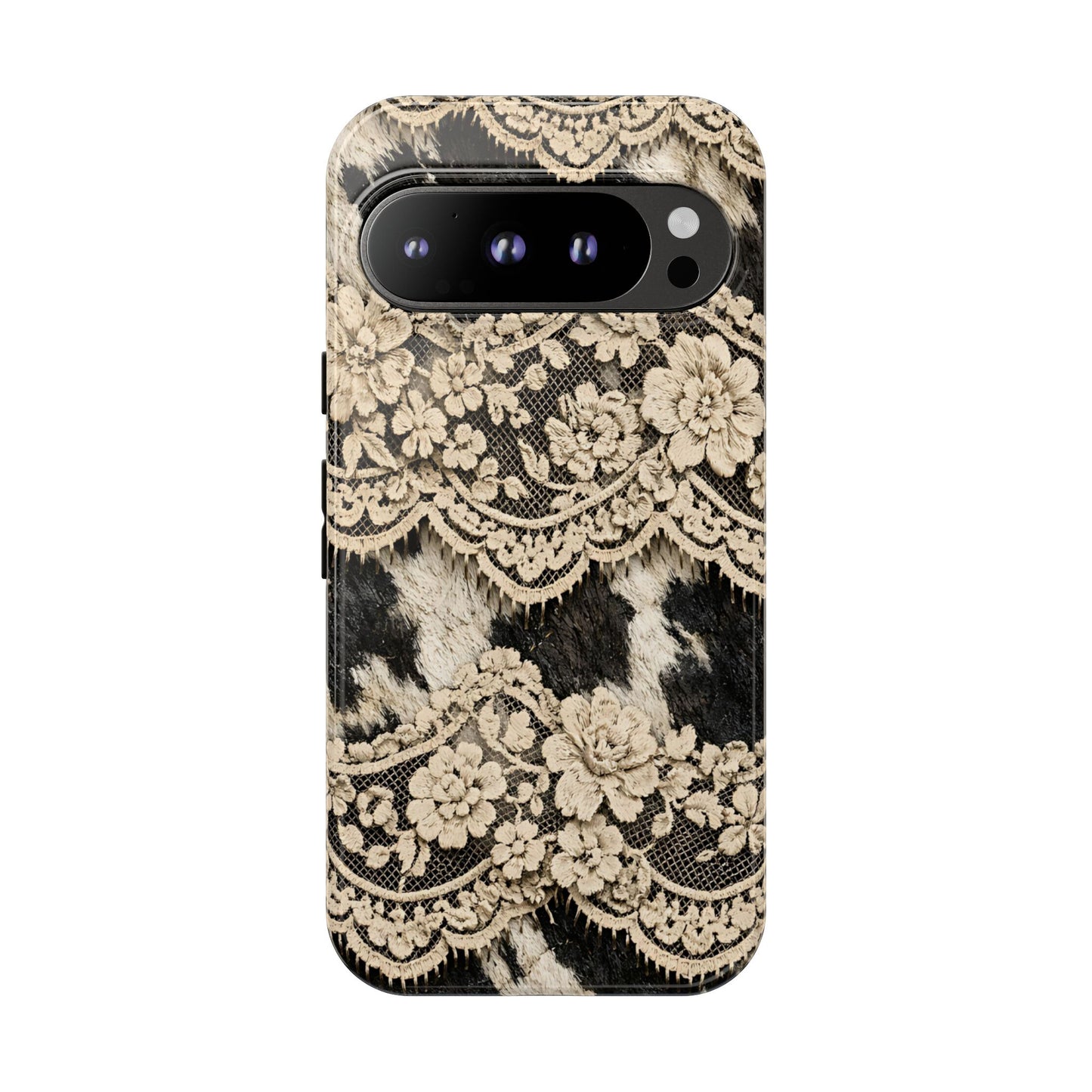 Cowhide Lace Tough Case