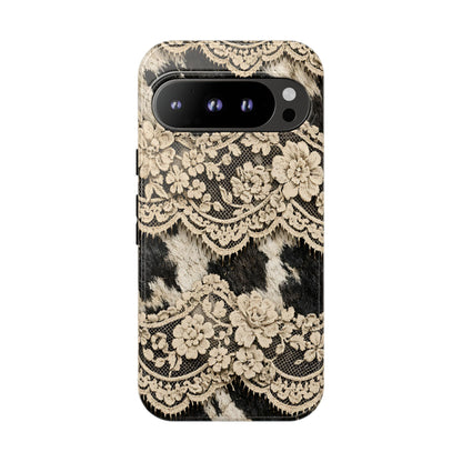 Cowhide Lace Tough Case