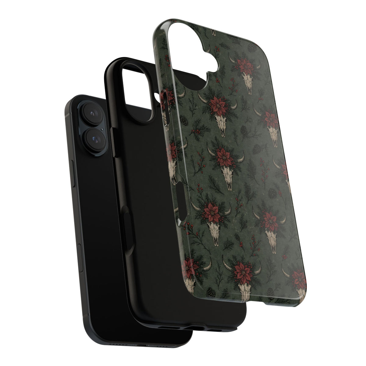 Inked Christmas Skull Tough Case