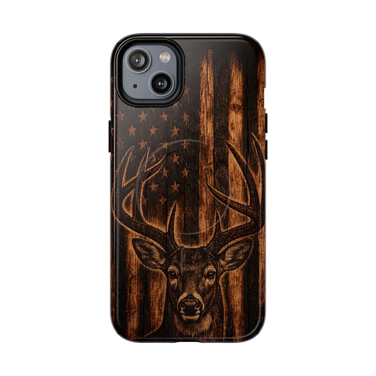 Carved Buck Magnetic Case