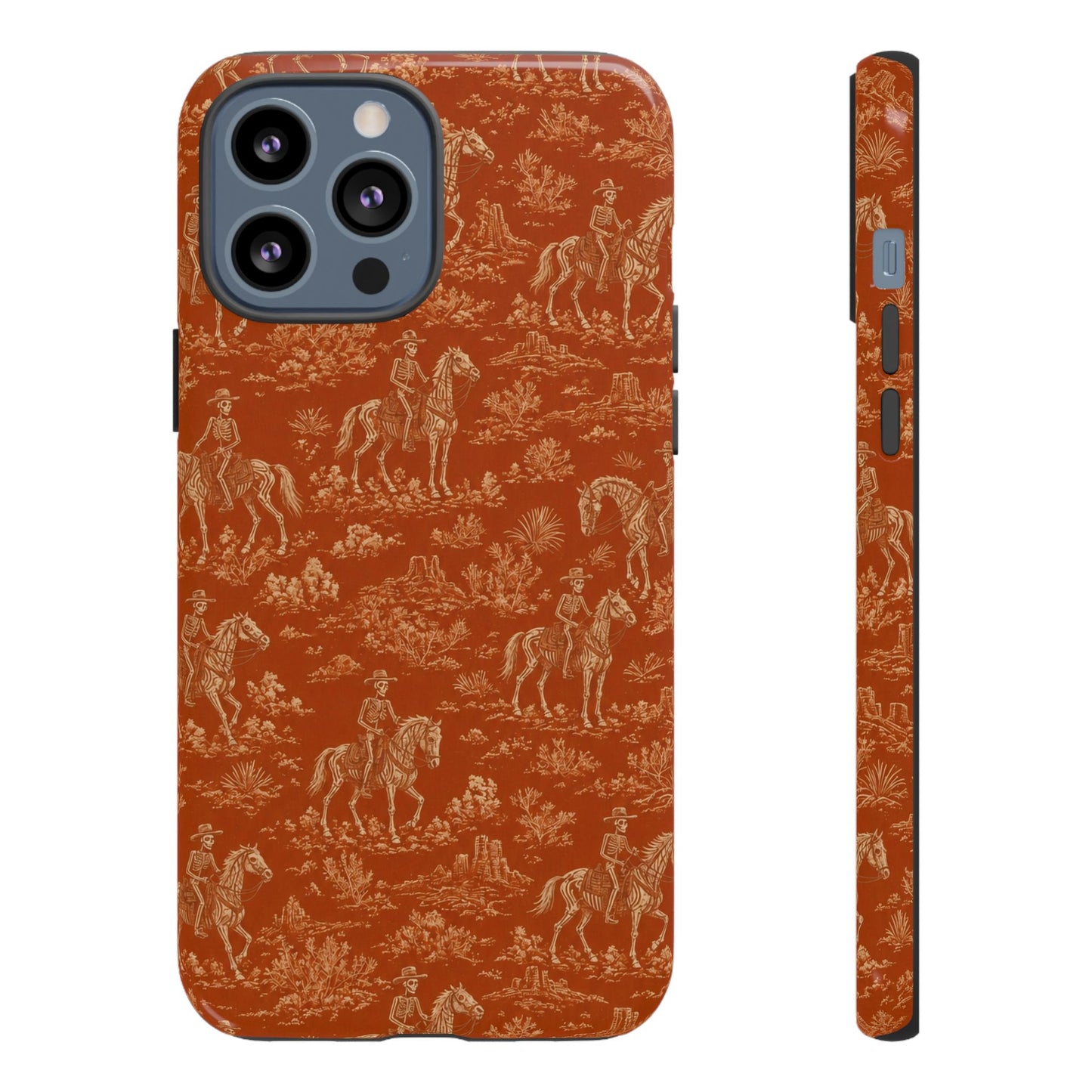 Cowboy Skeleton Toile Tough Case