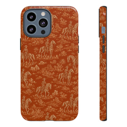 Cowboy Skeleton Toile Tough Case