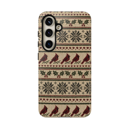 Fair Isle Cardinals Tough Case