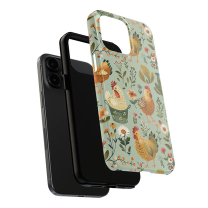 Garden Chickens Phone Case