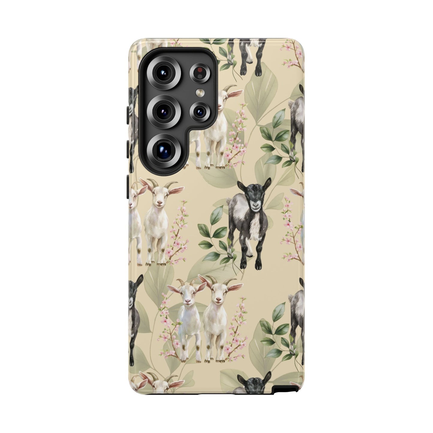 Floral Goats Tough Case