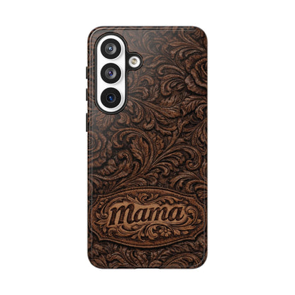 Carved Floral Mama Tough Case