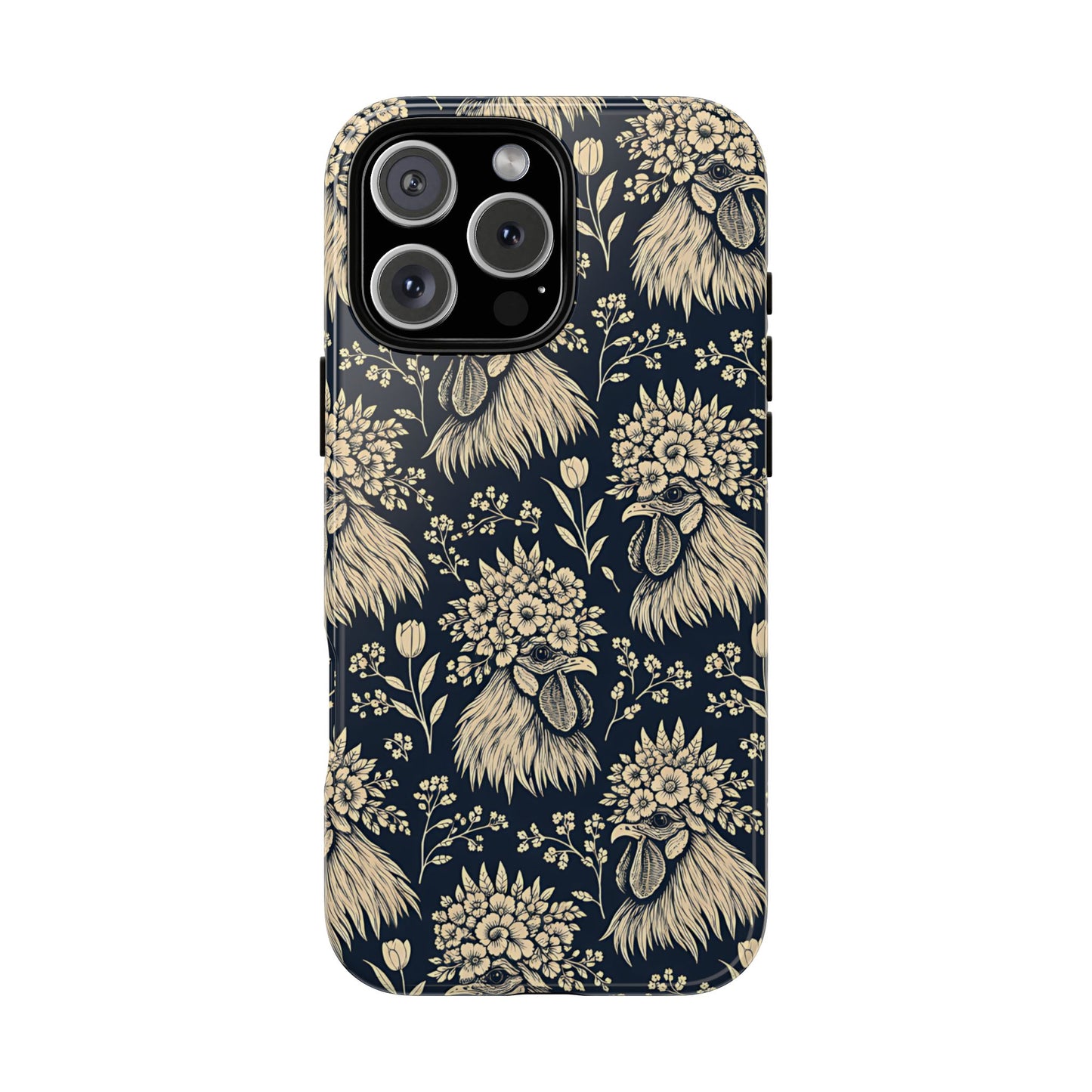 Floral Rooster Tough Case