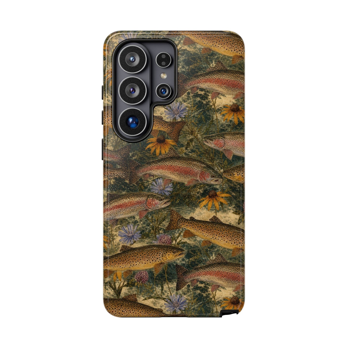 Floral Trout Tough Case