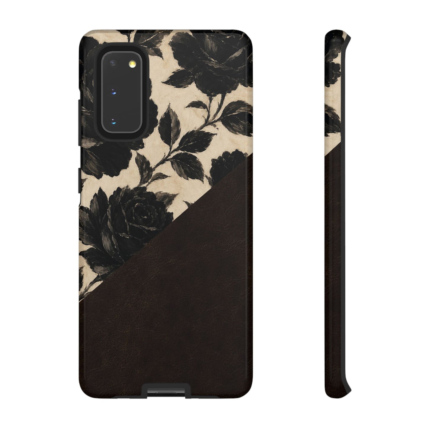 Rose Leather Tough Case