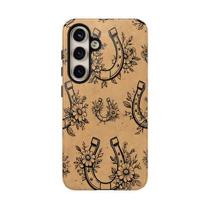 Floral Horseshoes Tough Case