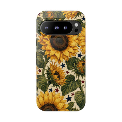 Stars And Sunflowers Tough Case