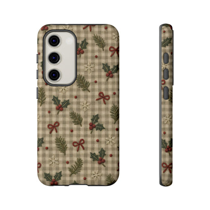 Gingham Holly Tough Case