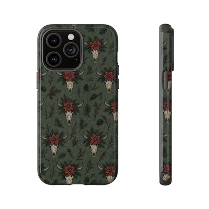 Inked Christmas Skull Tough Case