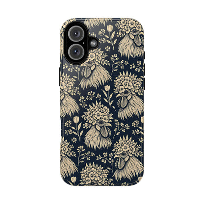 Floral Rooster Tough Case