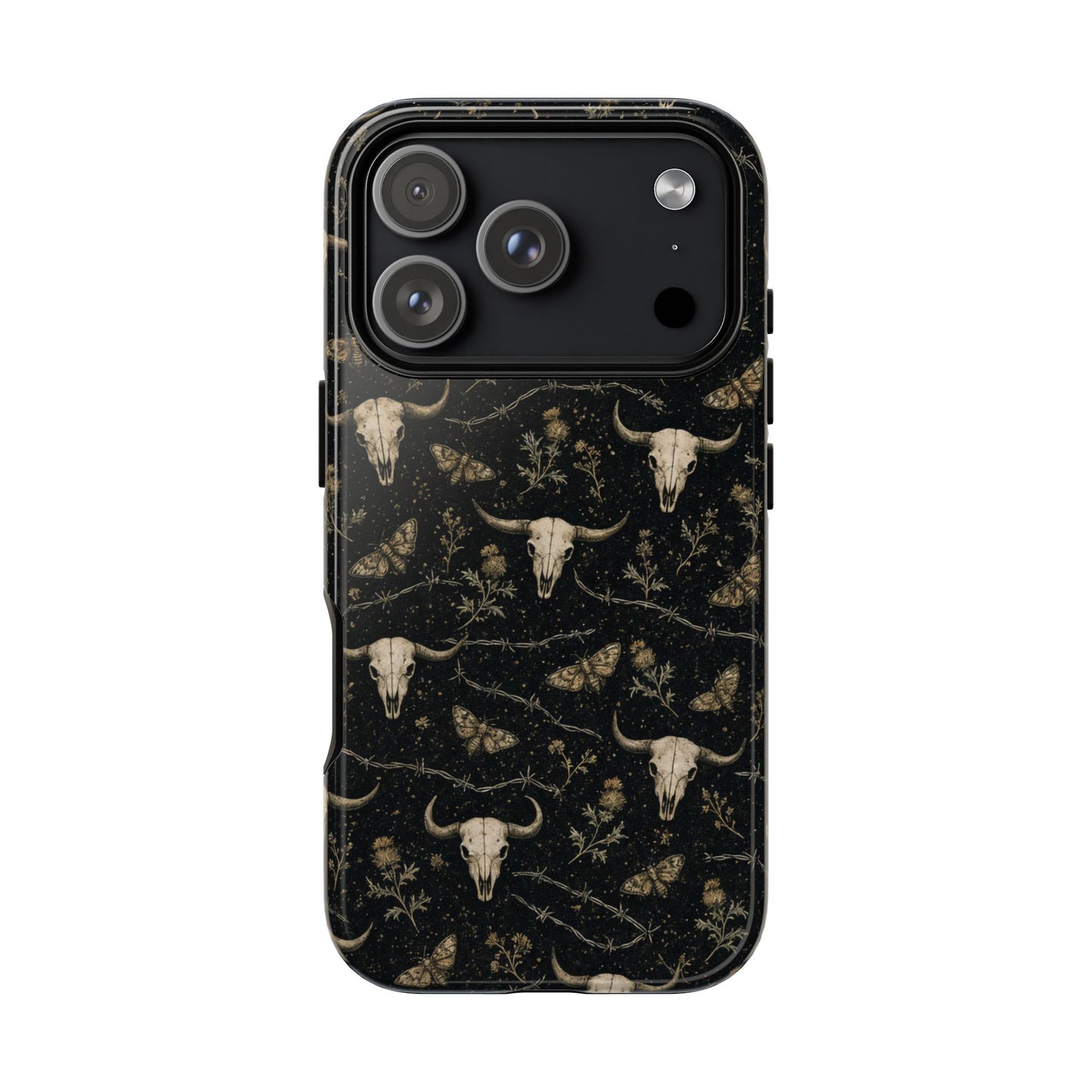 Bull Skull Barbwire Tough Case