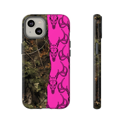 Camo Deer Skulls Pink Tough Case