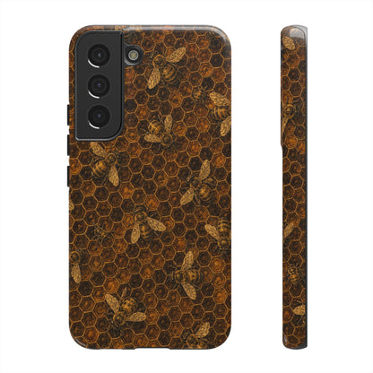 Golden Honeycomb Tough Case