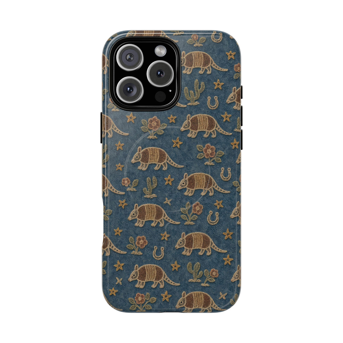 Denim Armadillo Magnetic Case