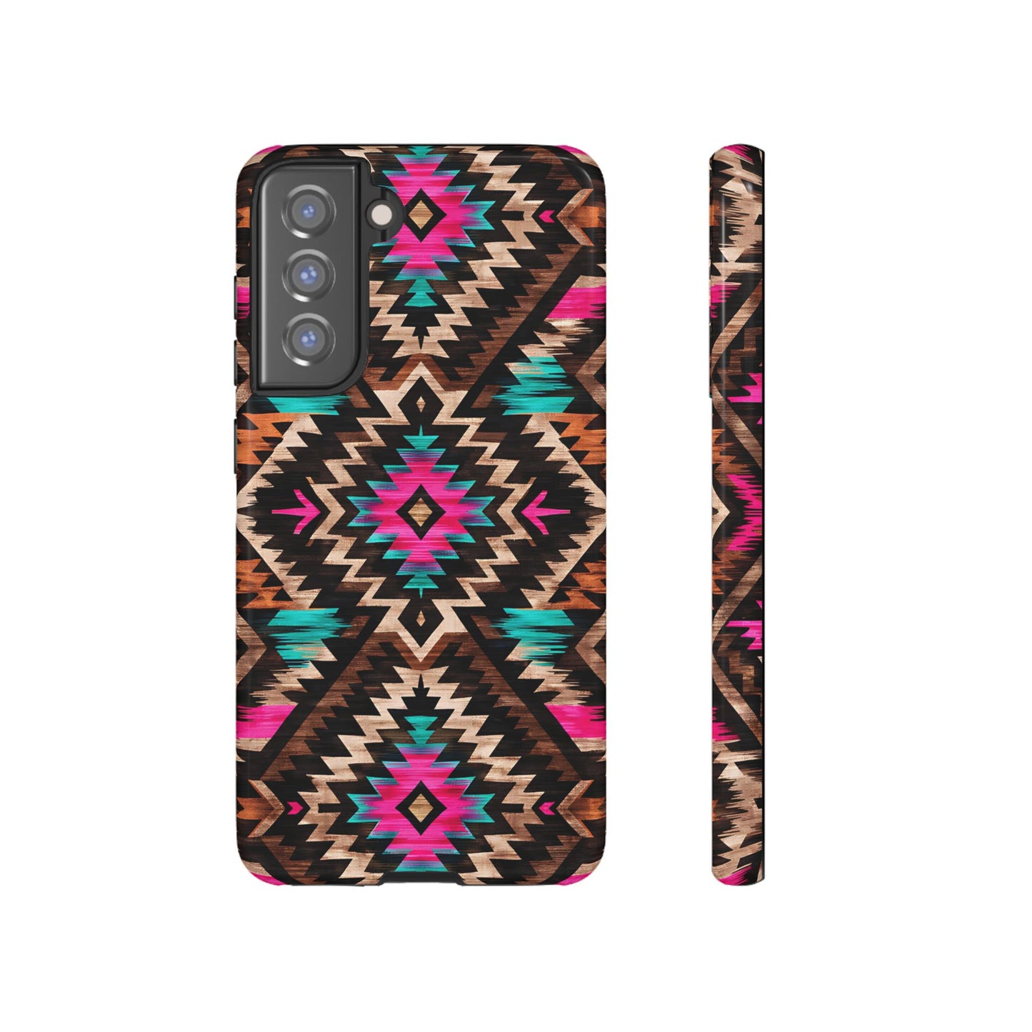 Neon Aztec Rug Tough Case