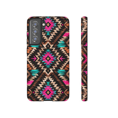 Neon Aztec Rug Tough Case