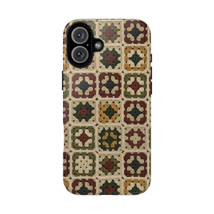 Christmas Granny Square Tough Case