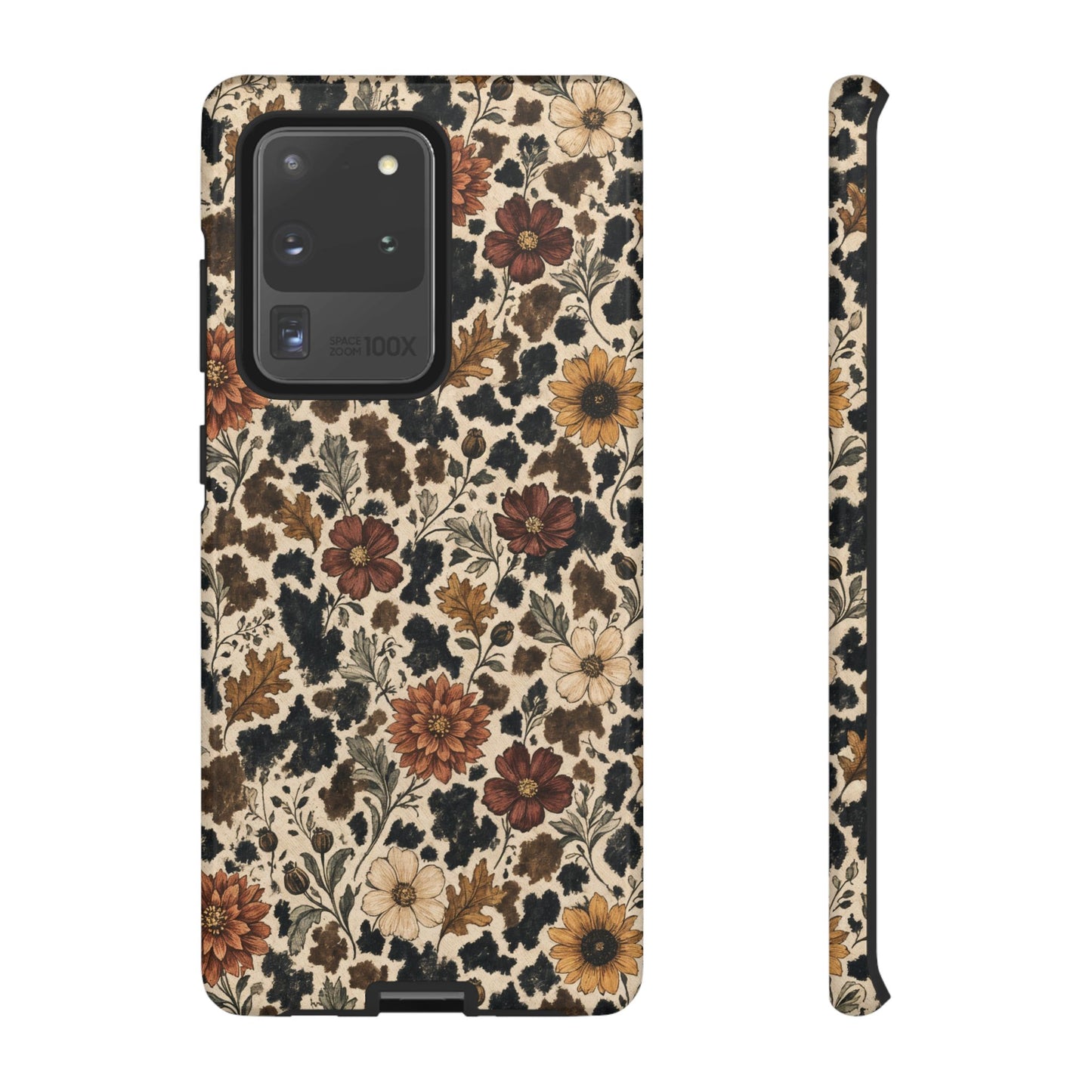 Autumn Cowhide Bloom Tough Case