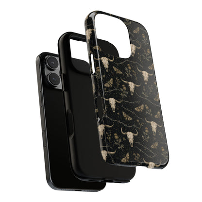 Bull Skull Barbwire Tough Case