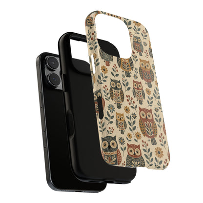 Folk Owls Tough Case