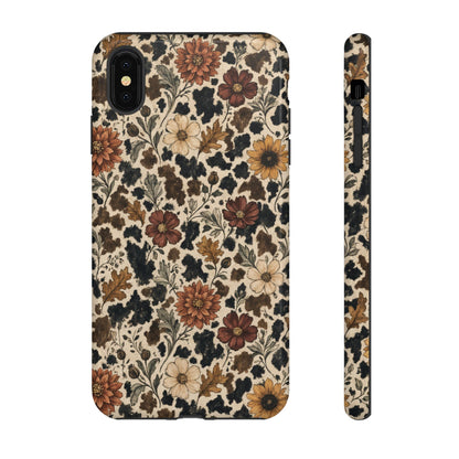 Autumn Cowhide Bloom Tough Case