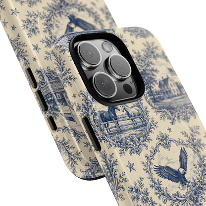 USA Toile Magnetic Case