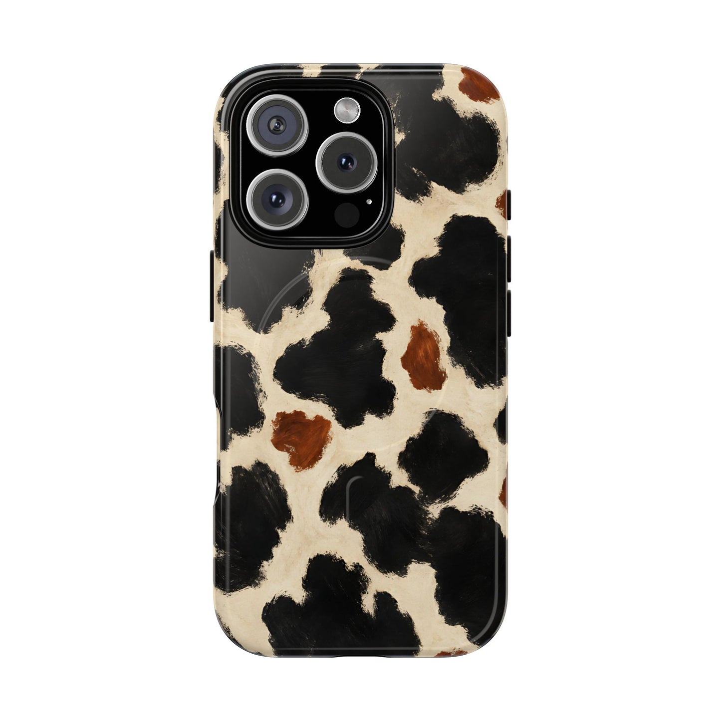 Painted Cowhide Magnetic Case