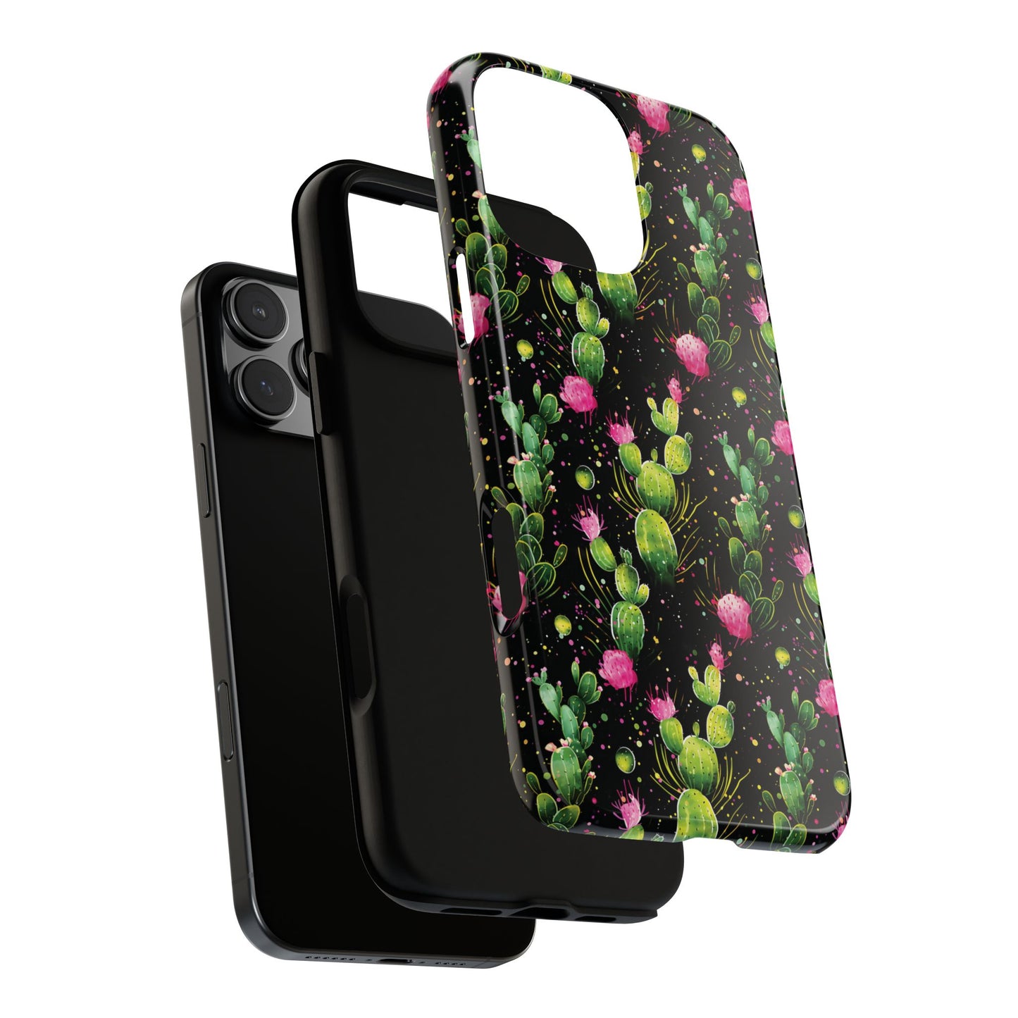 Neon Cactus Tough Phone Case