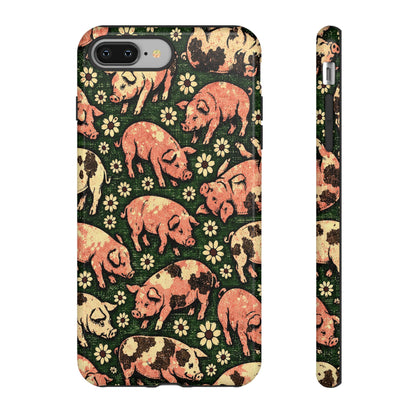 Retro Pigs Tough Case