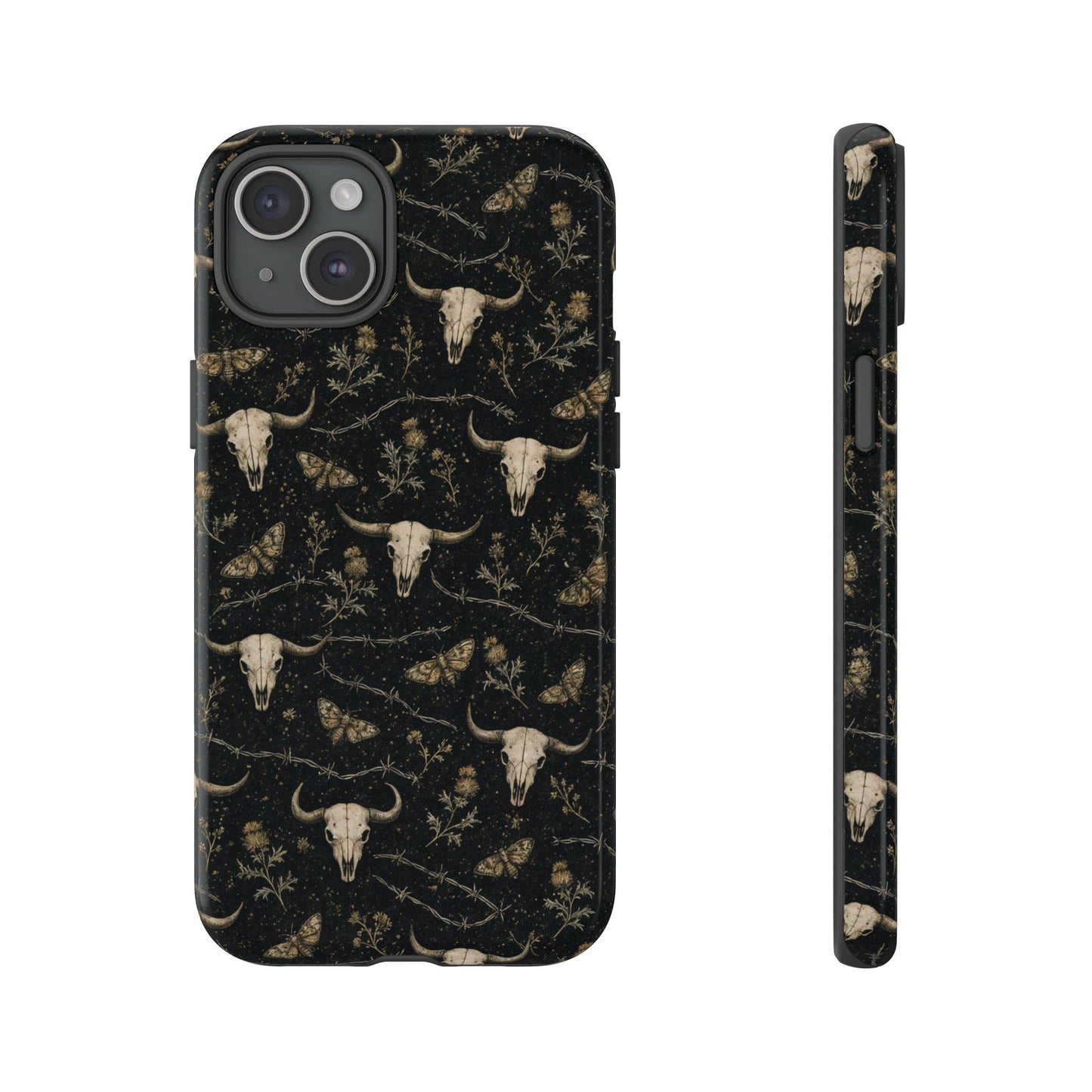 Bull Skull Barbwire Tough Case