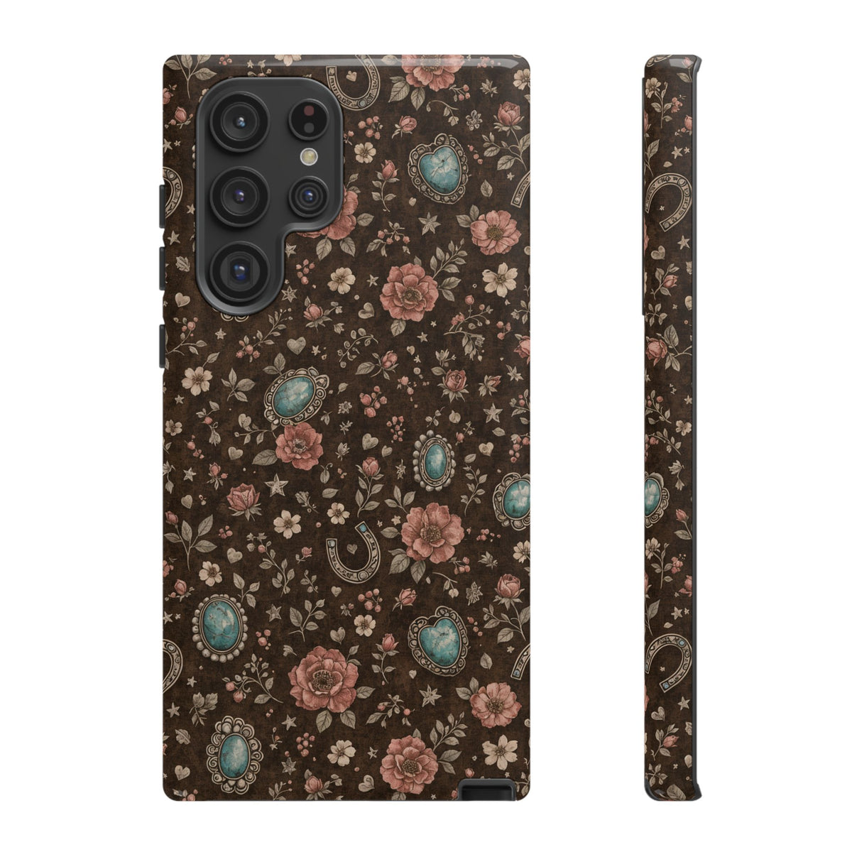 Turquoise Roses Tough Case