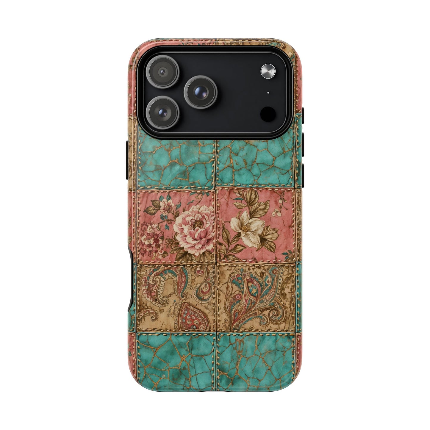 Turquoise Paisley Magnetic Case