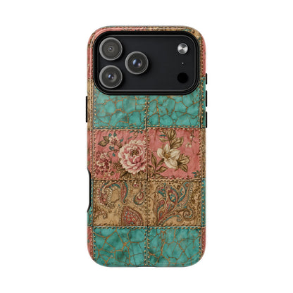 Turquoise Paisley Magnetic Case
