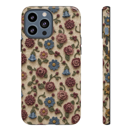 Crochet Flower Garden Tough Case