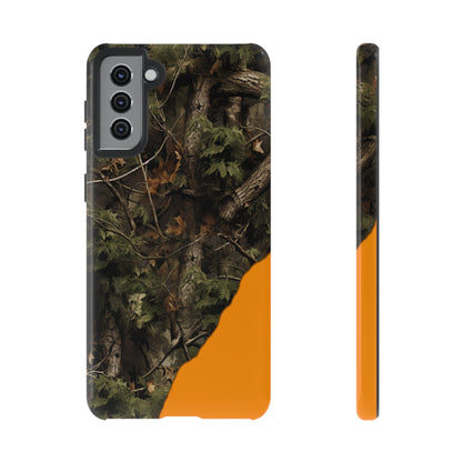 Torn Camo Orange Tough Case