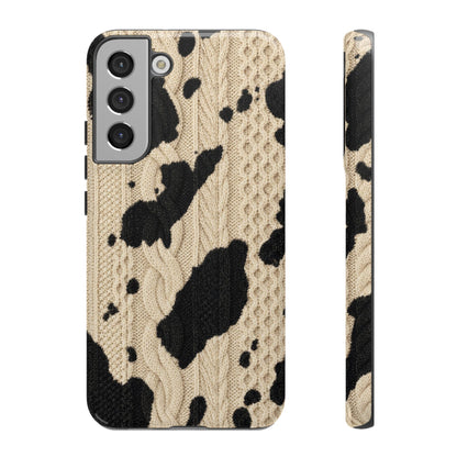 Cable Knit Cowhide Tough Case