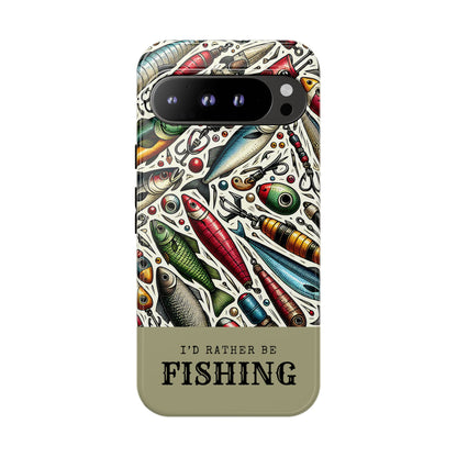 Id Rather Be Fishing Tough Phone Case