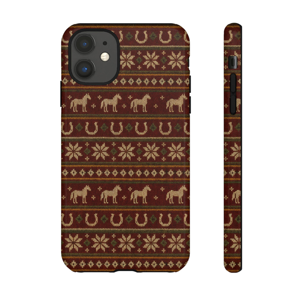 Fair Isle Horses Tough Case