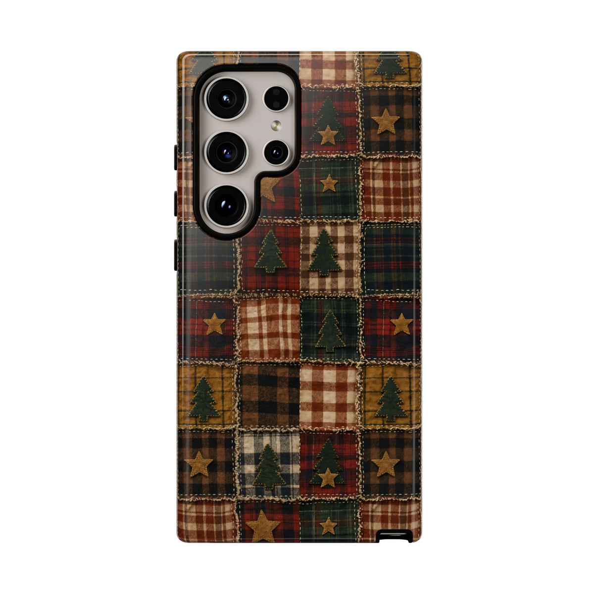 Christmas Rag Quilt Tough Case