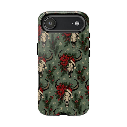 Santa Bull Skulls Tough Case