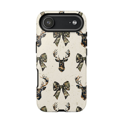 Deer + Bows Tough Phone Case
