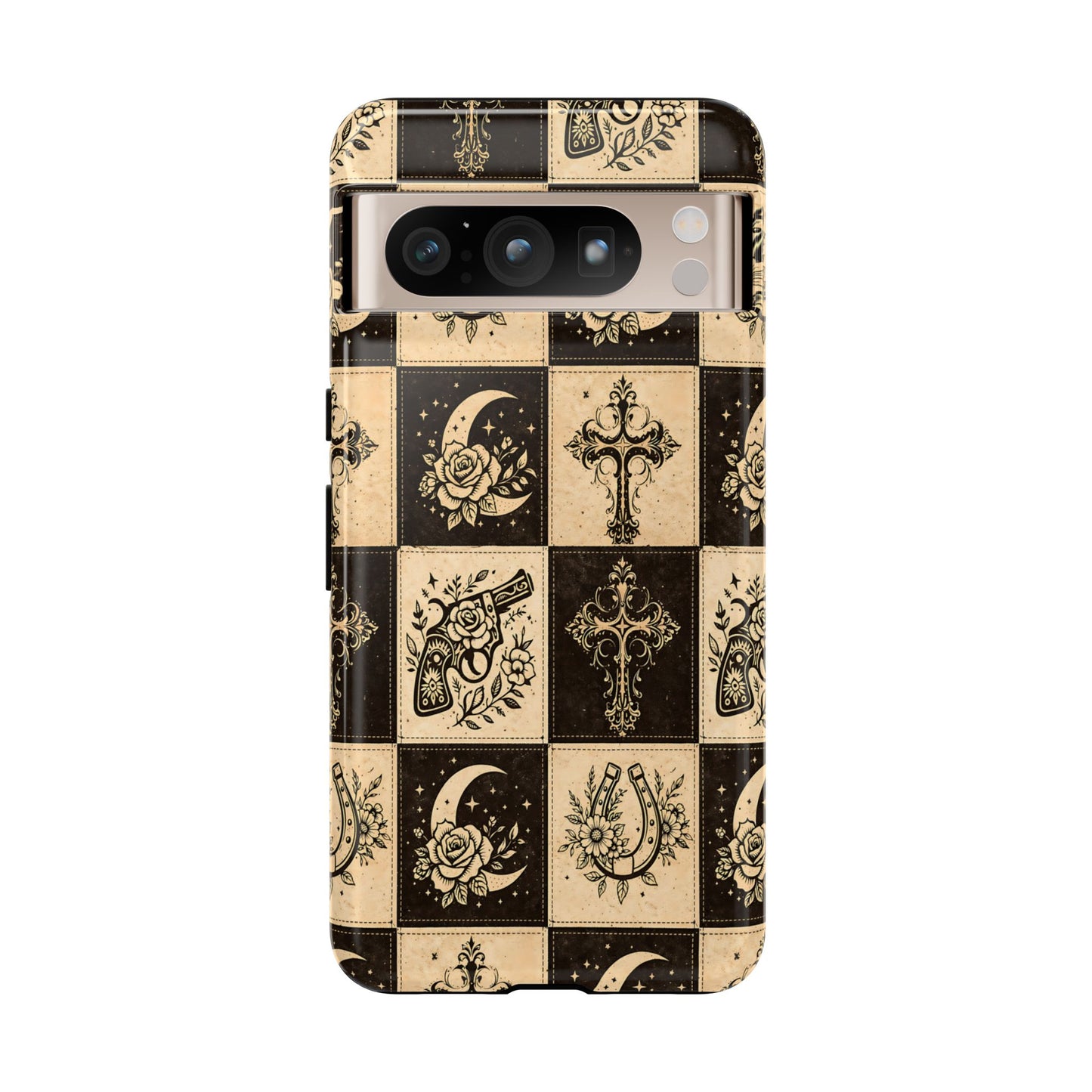 Western Patchwork Icons Tough Case